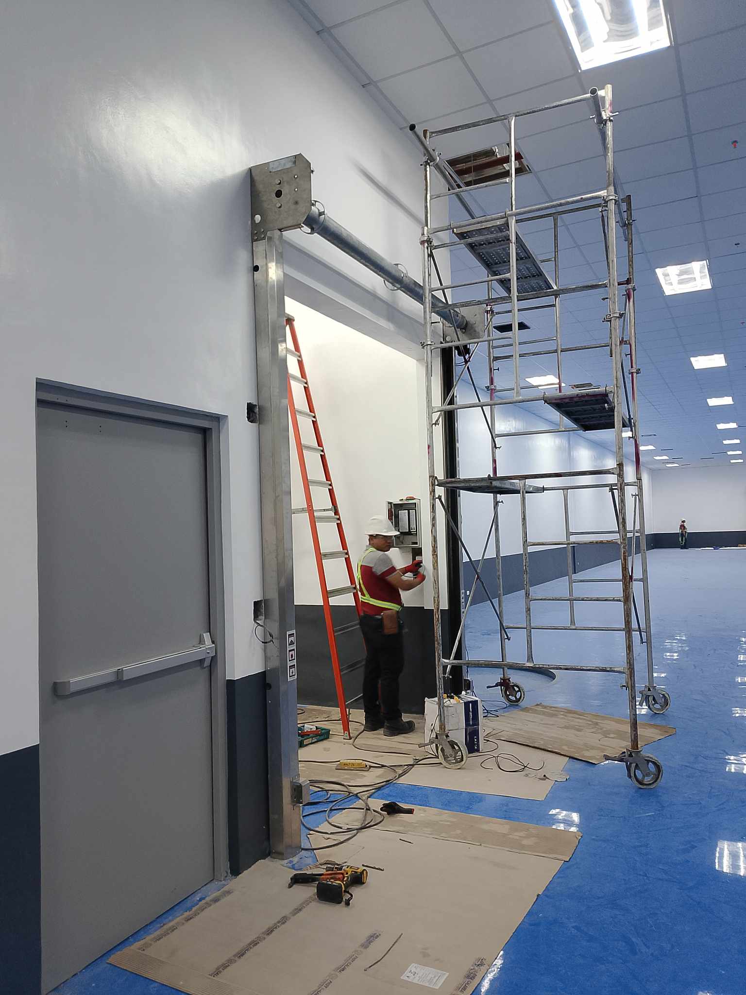 Shuttle Door Installation